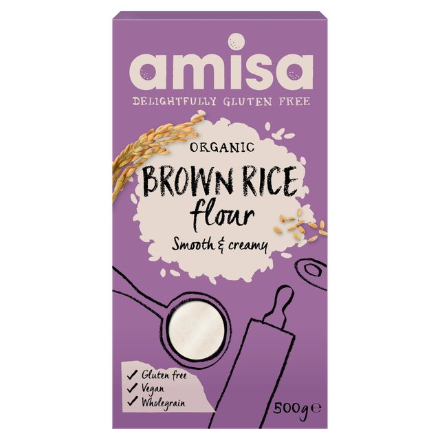 Amisa Organic Brown Rice Flour 500g