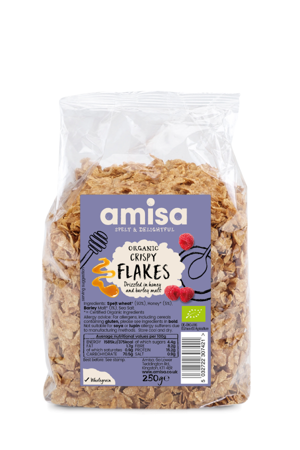 Amisa Organic Crispy Flakes (Wholegrain) 250g