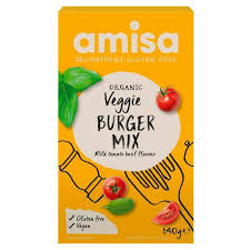 Amisa Organic Gluten Free Veggie Burger Mix