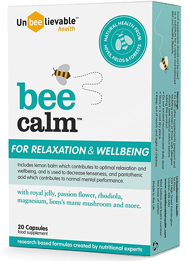 Bee Calm Relaxation and Wellbeing 20 Caps