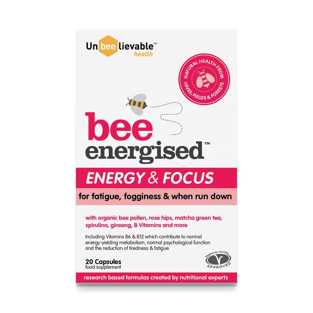 Bee Energised Energy & Focus 20 Caps