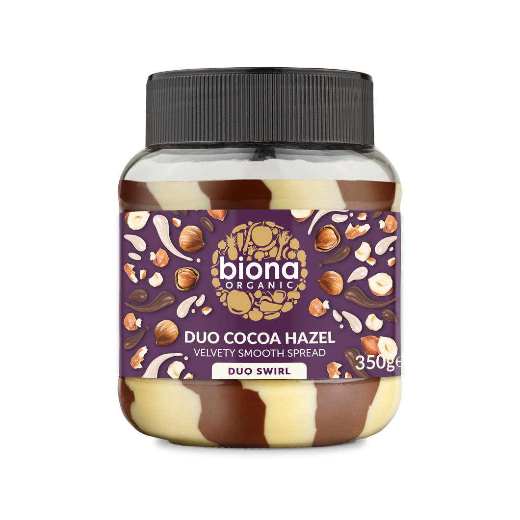 Biona Organic Chocolate Spread 250g Duo Chocolate Hazelnut
