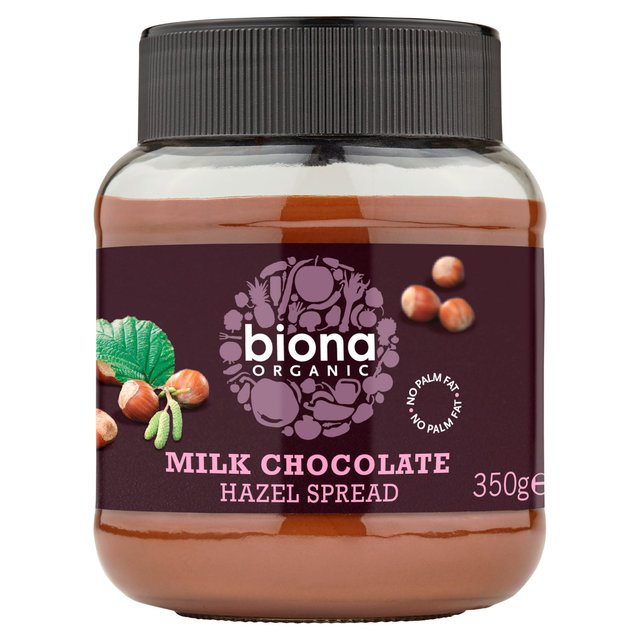 Biona Organic Chocolate Spread 250g Milk Cocoa Hazel