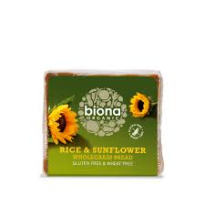 Biona Organic Rice and Sunflower Bread Gluten and Wheat Free 500g