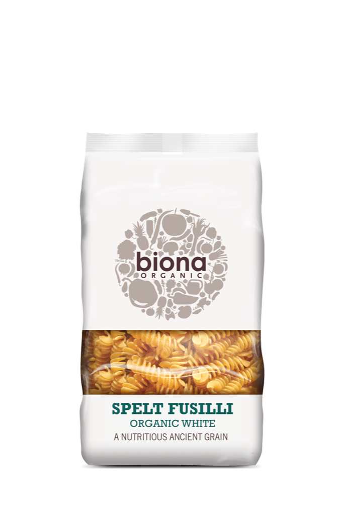 Biona Spelt Fusilli 500g Pasta (White Organic)