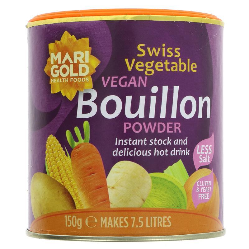 Marigold Bouillon Powder Less Salt (Swiss Vegetable) 150g