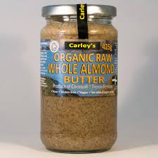 Carley's Organic Raw Whole Almond Butter 425g