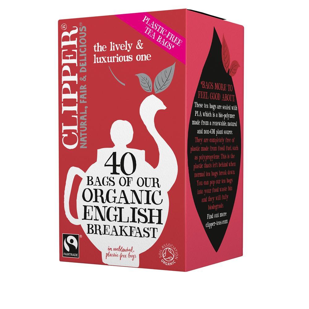 Clipper 40 Bags of Organic English Breakfast