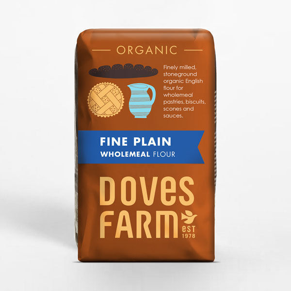 Doves Farm Fine Plain Wholemeal Flour