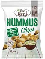 Eat Real Hummus Creamy Dill Flavour Chips 135g