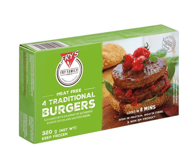 Fry's Meat Free Burgers x4