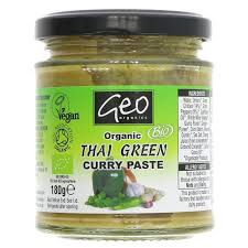 Geo Organics Thai Green Curry Paste 150g