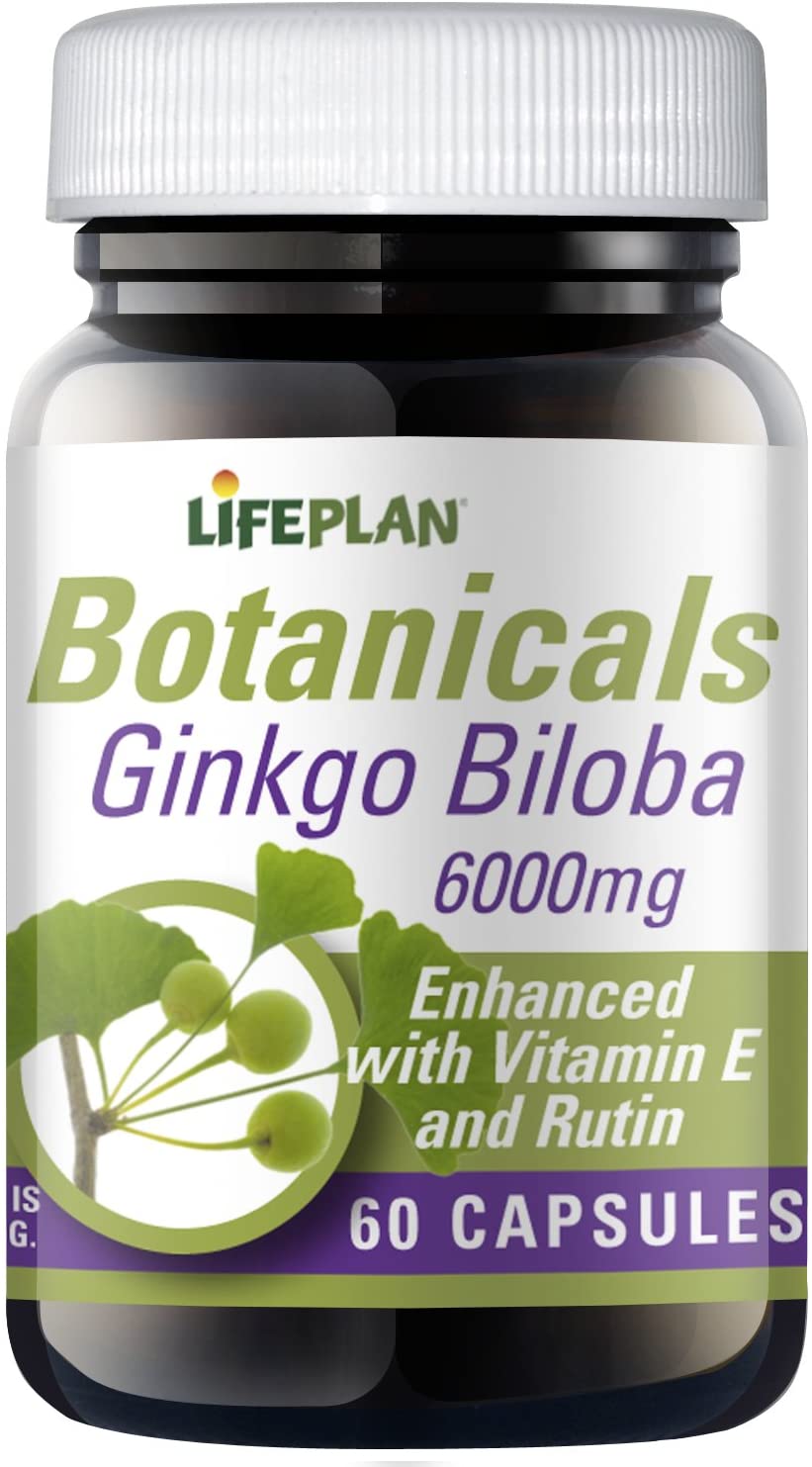 Lifeplan Botanicals Ginkgo Biloba 6000mg 60 Caps