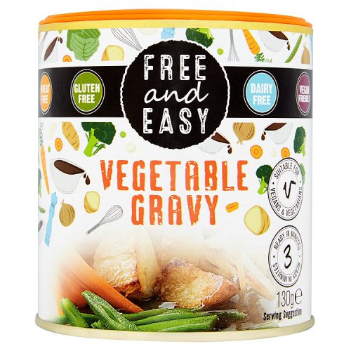 Gluten Free Vegetable Gravy - Free  and Easy