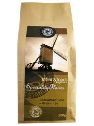 Infinity Foods Specialty Organic Buck Wheat Flour 500g