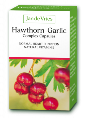 Jan De Vries Hawthorn-Garlic Compex 90 Capsules