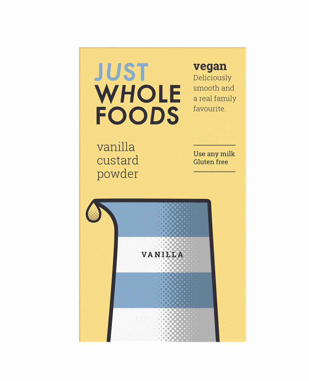 Just Whole Foods Vegan Gluten Free Vanilla Custard Powder