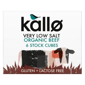 Kallo Beef Stock Cubes very low salt  x6