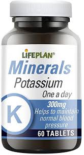 Lifeplan Mineral Potassium 60 Tabs 300mg