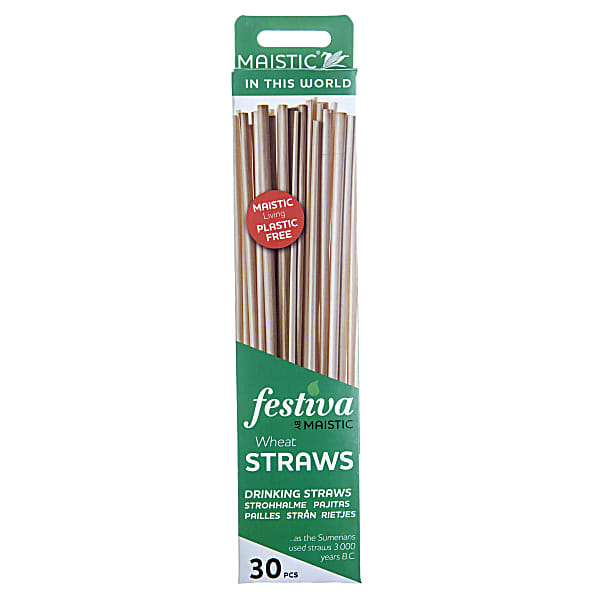 Maistic Natural Straws (Wheat) x30