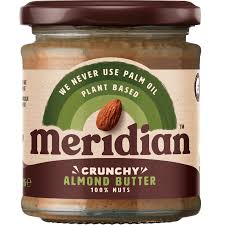 Meridian Organic Crunchy Almond Butter 170g