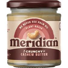 Meridian Organic Crunchy Cashew Butter 170g