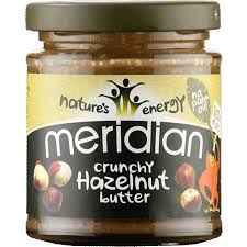 Meridian Organic Crunchy Hazelnut Butter 170g