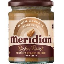 Meridian Organic Richer Roast Crunchy Peanut Butter 280g