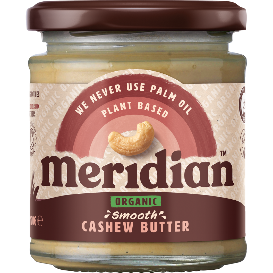 Meridian Organic Smooth Cashew Butter 170g