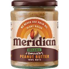 Meridian Organic Smooth Peanut Butter 470g