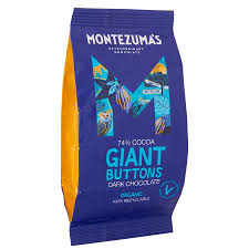 Montezuma's Organic Giant Buttons Dark Chocolate