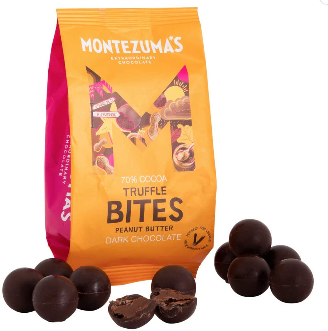 Montezuma's Peanut Butter Truffle Bites Dark Chocolate