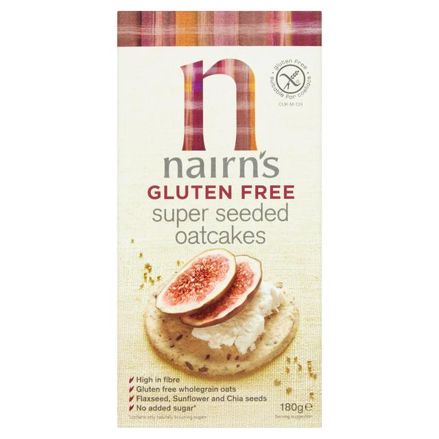 Nairn's Gluten Free Super Seeded Oatcakes 180g