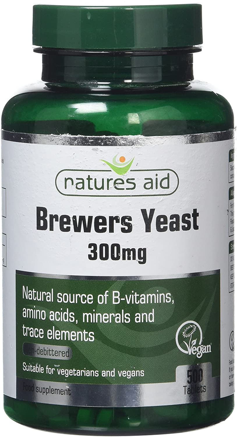 Natures Aid Brewers Yeast 300mg 500 Tabs