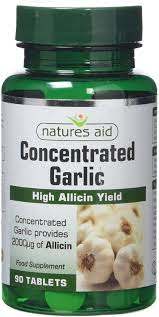 Natures Aid Concentrated Garlic 90 Tabs