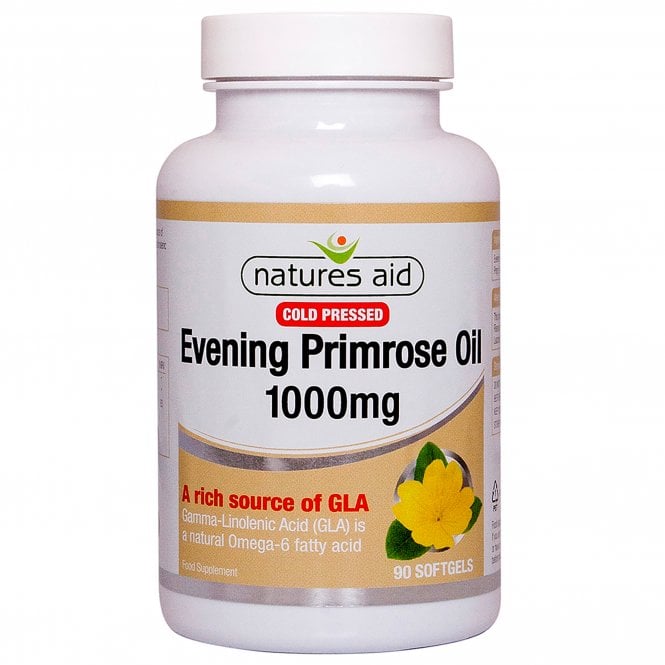 Natures Aid Evening Primrose Oil 1000mg 90 Caps