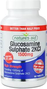 Natures Aid Glucosamine Sulphate 2KCl 1500mg 90 Tabs