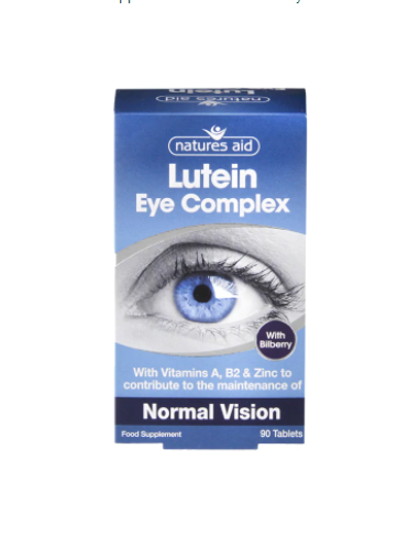 Natures Aid Lutein Eye Complex 90 Tabs