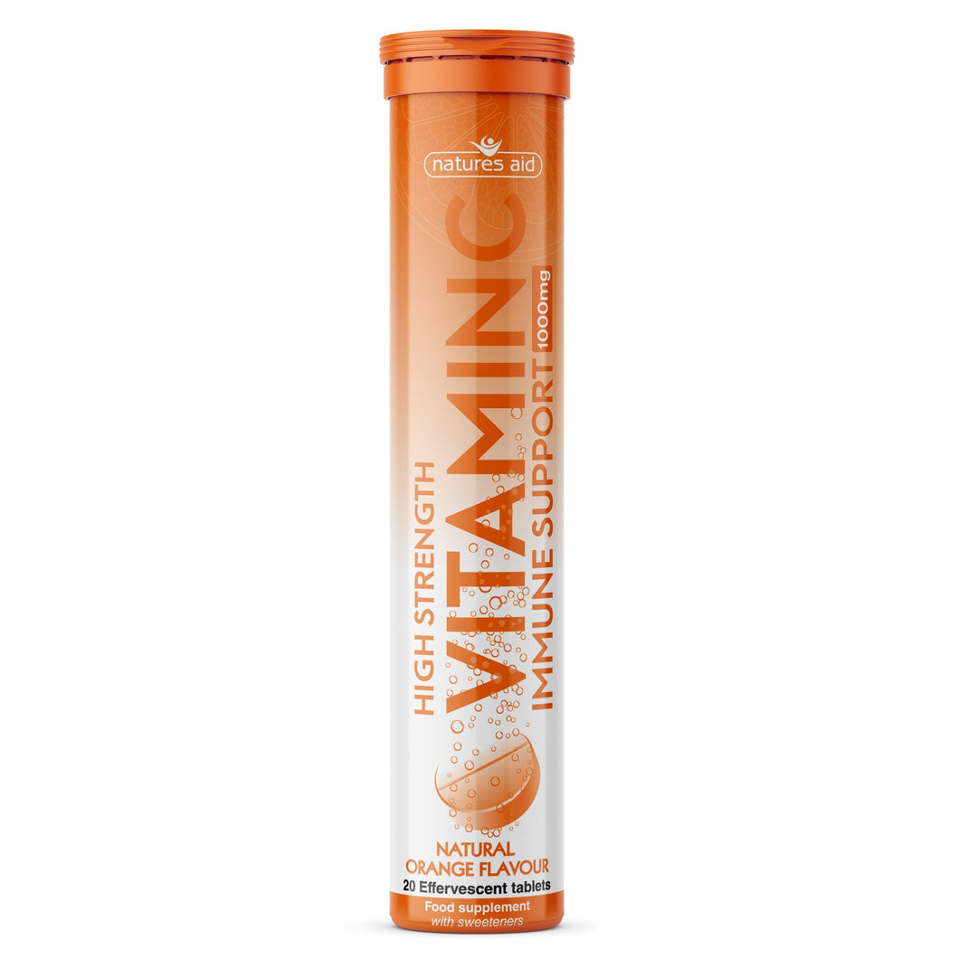 Natures Aid Vitamin C Immune Support 1000mg Orange