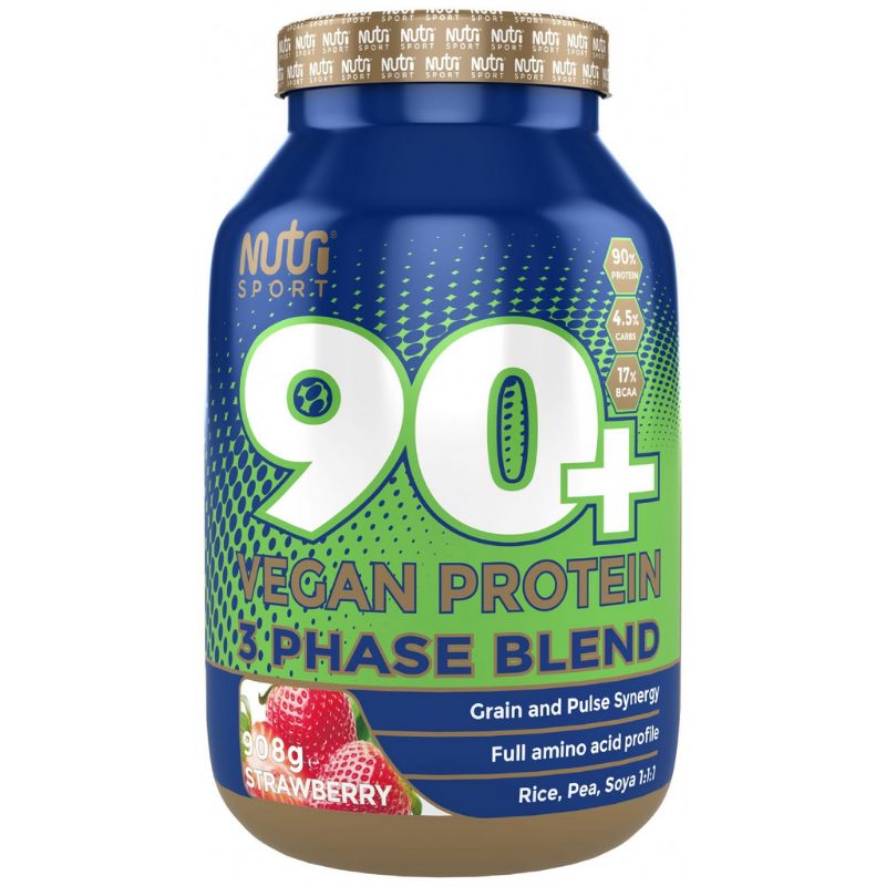 NutriSport Strawberry 4 Phase Blend Protein Powder 908g