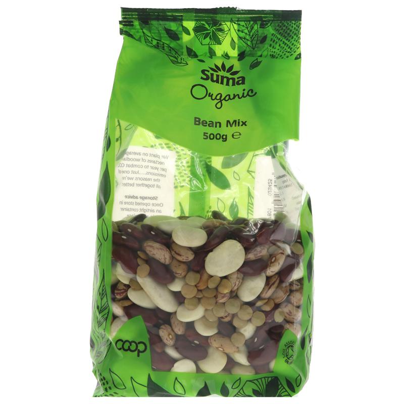 Suma Organic Dried Bean Mix 500g