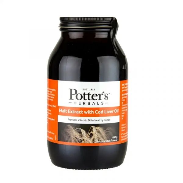 Potters Malt Extract Butterscotch 650g