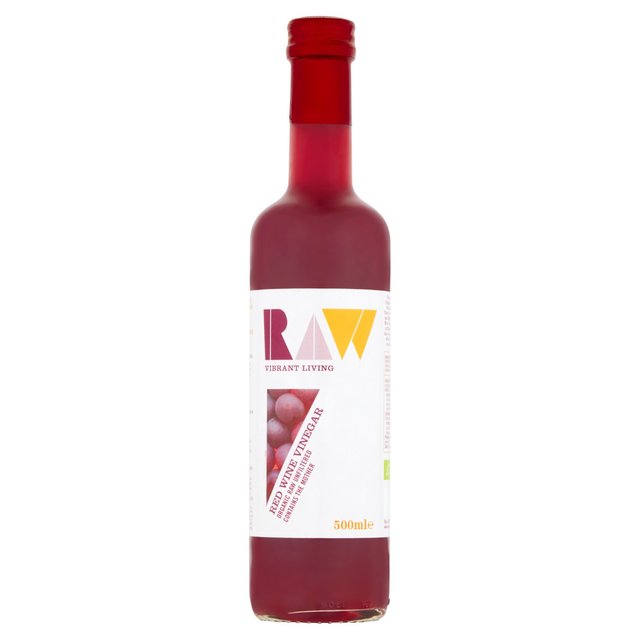 Raw Vibrant Living Organic Red Wine Vinegar 500ml