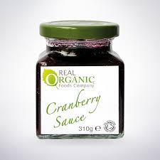 Real Organic Cranberry Sauce 310g