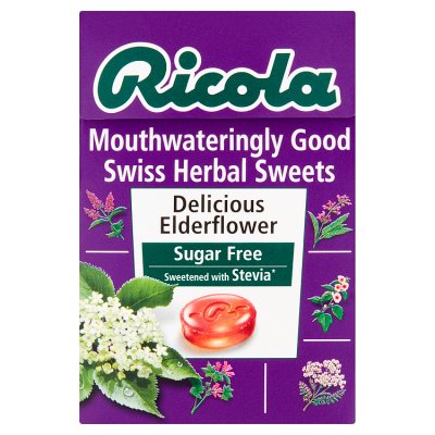 Ricola Sweets Box Sugar Free Elderflower