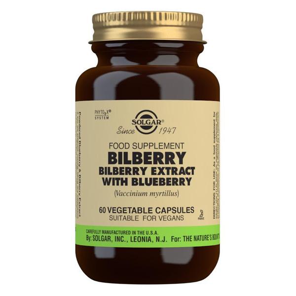 Solgar Bilberry Extract + Blueberry 60 Caps