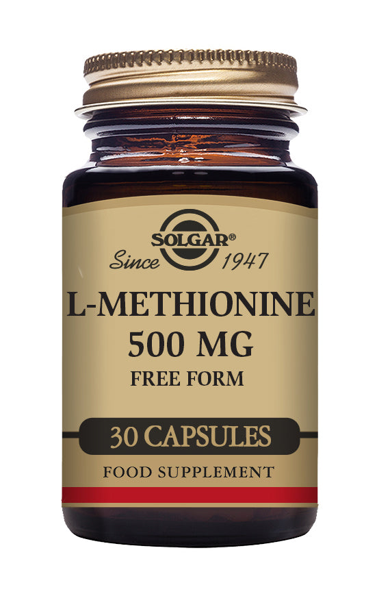 Solgar L-Methionine 500mg  30 Caps