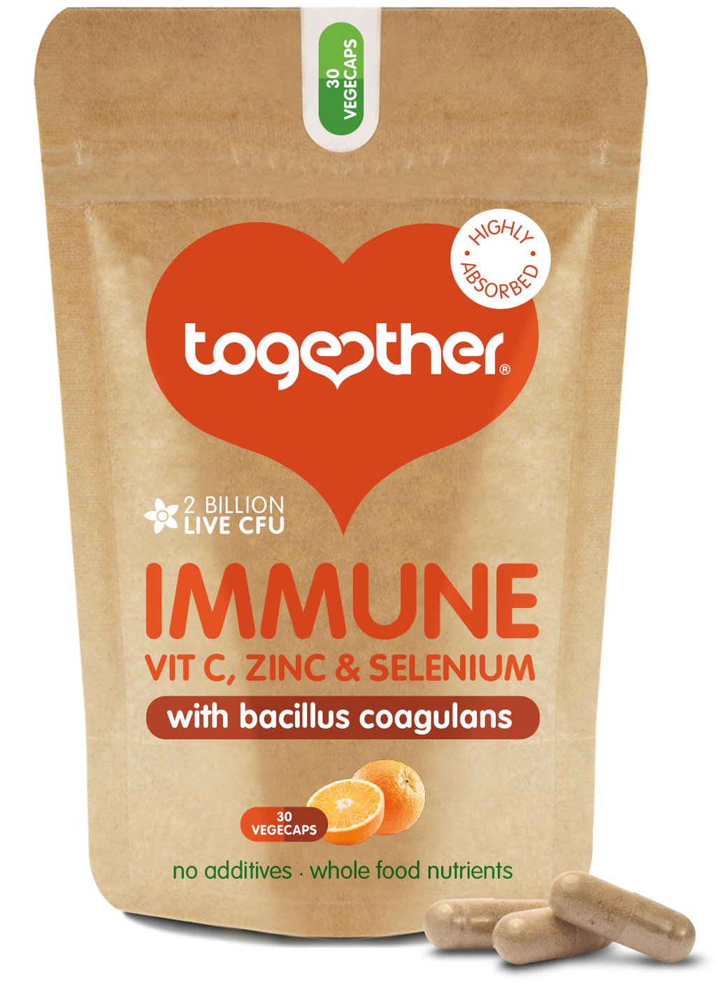 Together Immune, Vitamin C, Zinc & Selenium