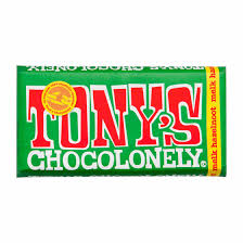 Tony's Chocolonely Milk Choc Hazelnut 180g Bar