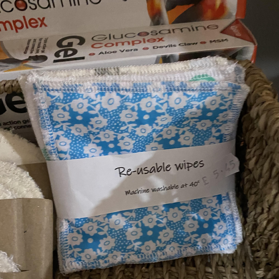 Re-usable wipes (Machine Washable)